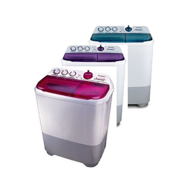 Mesin Cuci Sharp ES T85CR 2 Tabung - 8Kg