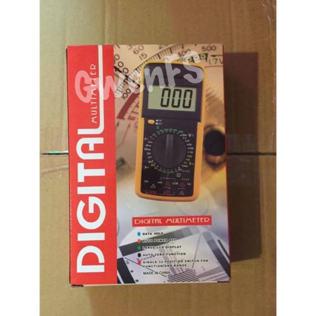 Multi Tester Digital DT9205A