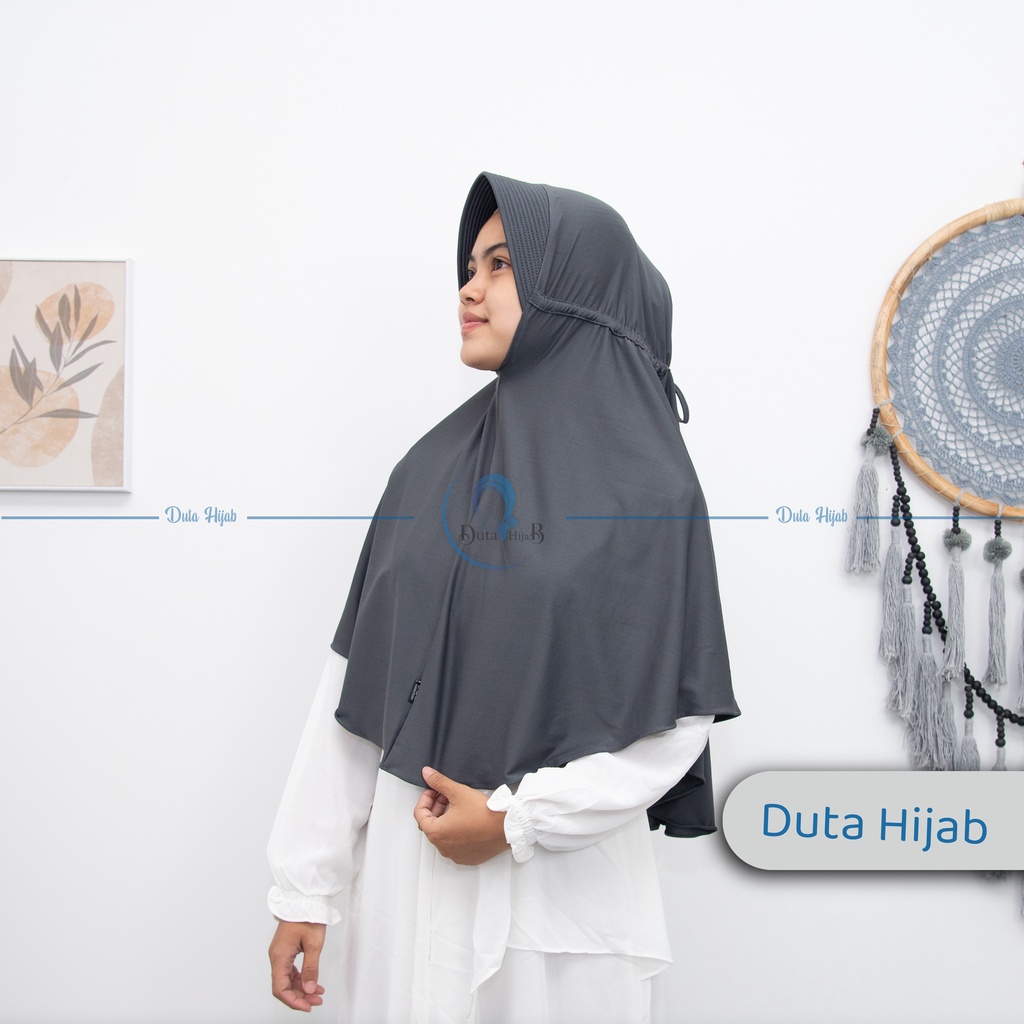 JILBAB INSTAN SERUT JOKOWI SPANDEX PREMIUM UKURAN L