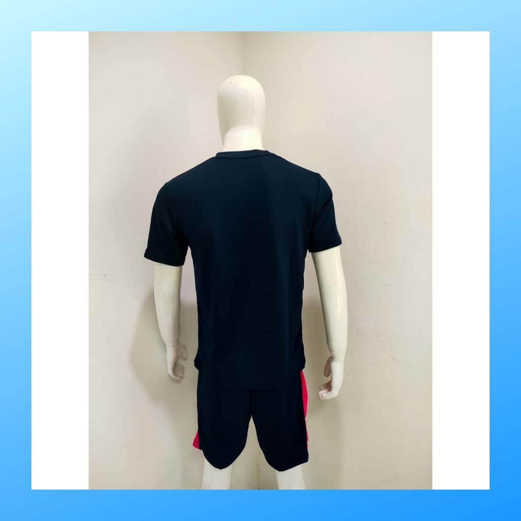 jersey futsal pria kaos sepak bola baju dan celana setelan wanita dewasa t-shirt outfit seragam jarsey kostum olahraga pakaian apparel print sport jersy soccer casual jersi suit NK159 navy