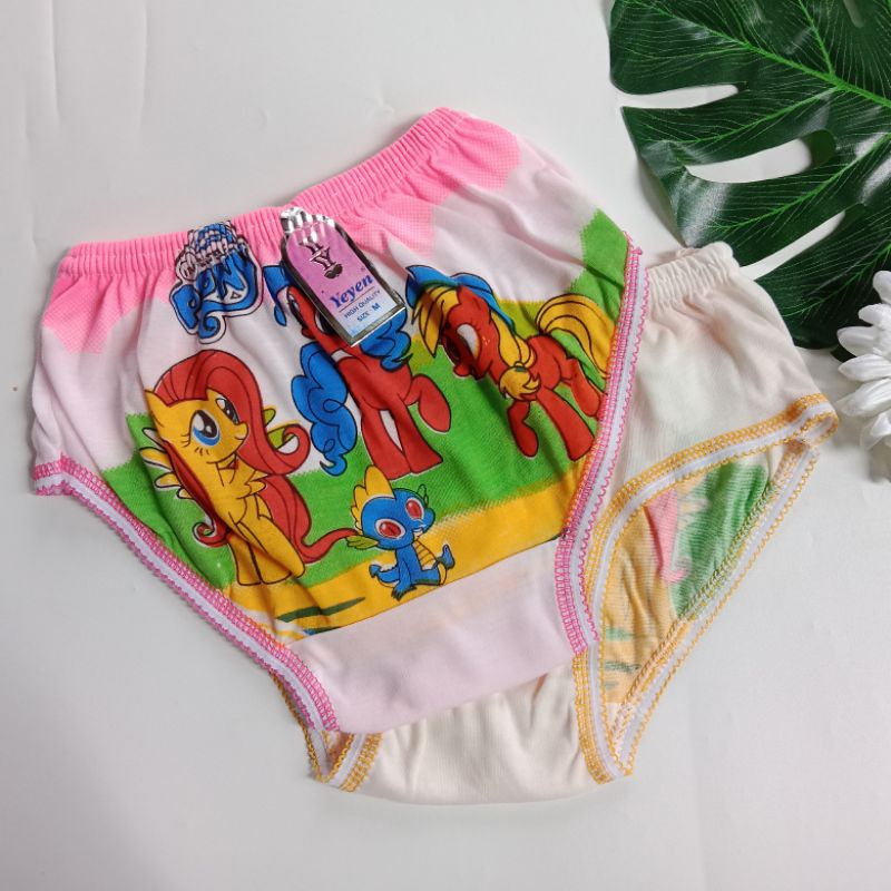 Lusinan 12 PCS CD Celana Dalam Anak Cewek Little Pony
