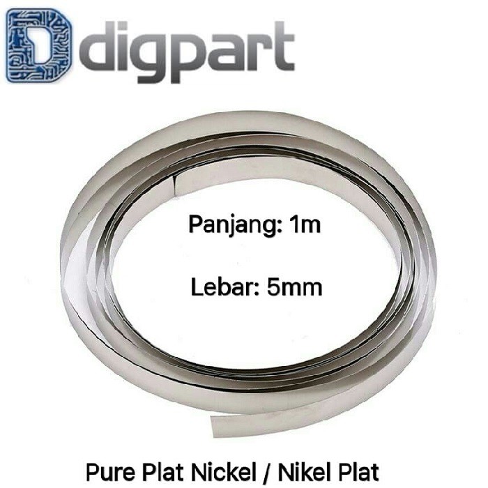 Pure nickel plat 5mm for baterai 18650 nikel plat solder