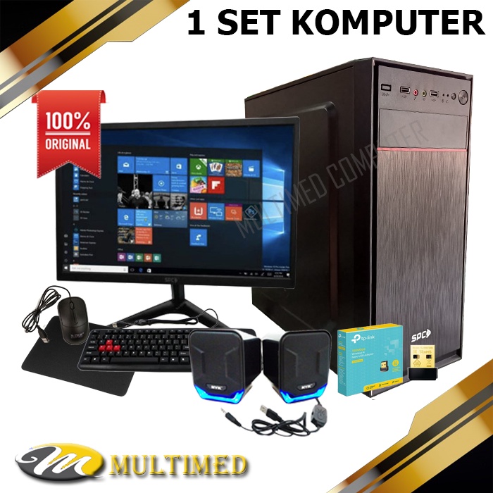 SET CPU PC KOMPUTER RAKITAN Plus MONITOR LENGKAP (MURAH) - Core i3