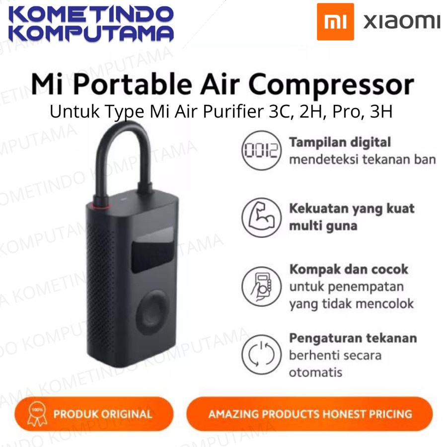 Pompa Ban Elektrik Xiaomi Mi Smart Air Pump Portable