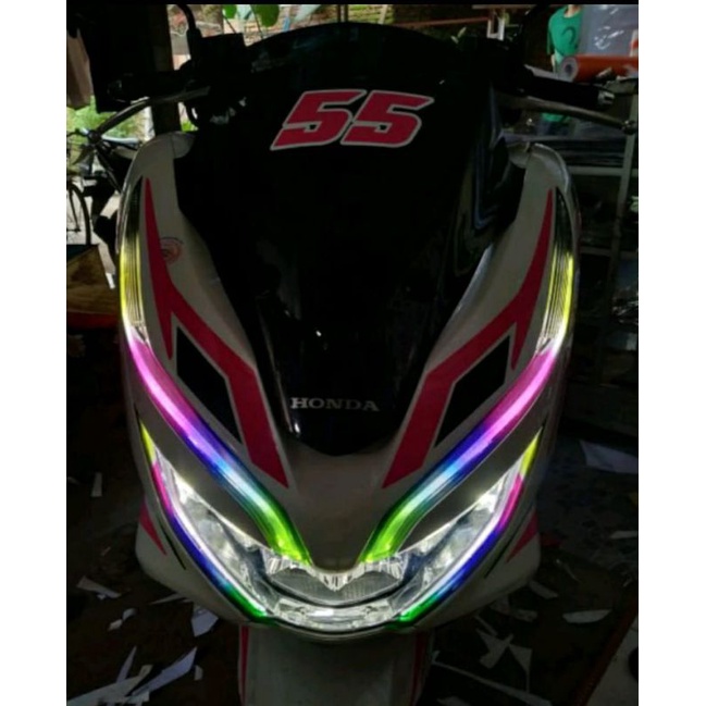 Stiker Alis atas bawah Honda PCX 150 RGB/ Stiker Alis atas bawah PCX 150
