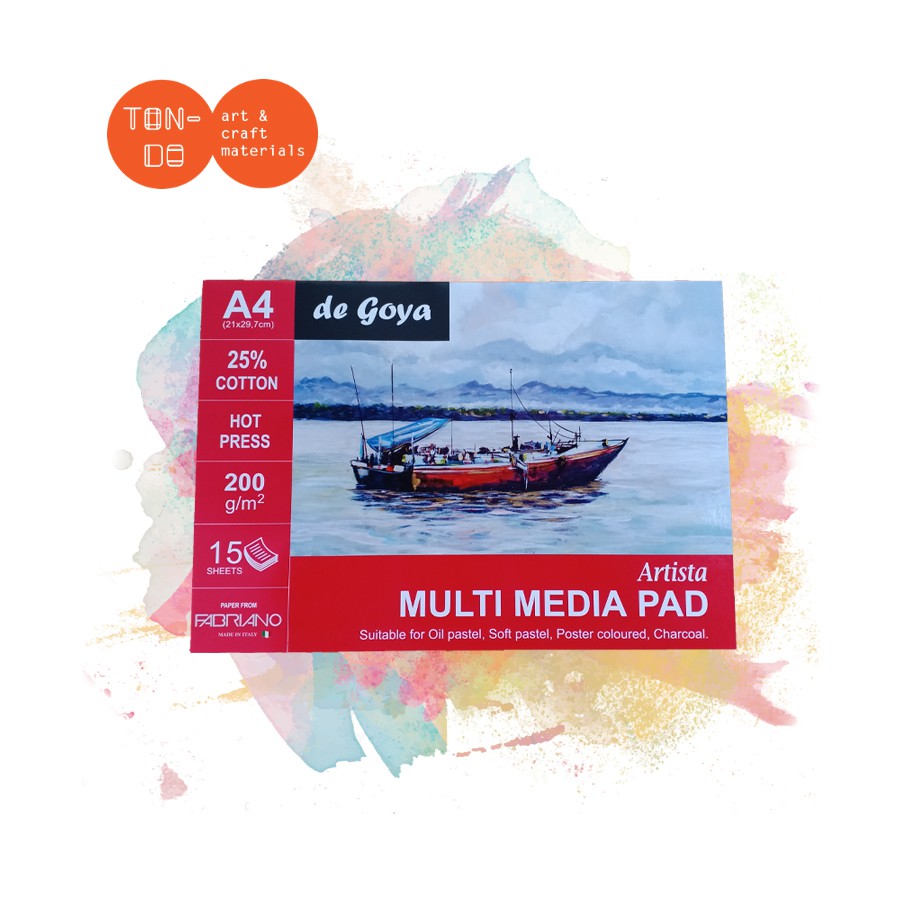 

DE GOYA MULTI MEDIA PAD A4 A3 200G HOT PRESS