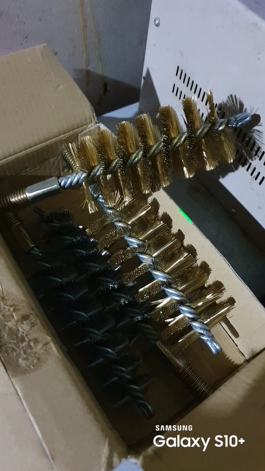 Sikat Pipa Kawat Kuningan 2 50mm Tube Brush Brass Ttb-20 / Ttb20 Union Brush Murah Meriah