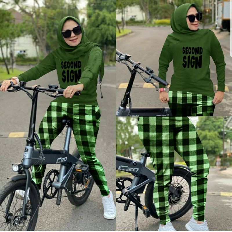 PCS SET CELANA SARANGSIM SIMPLE KOTAK BAHAN BABYTERRY FE ADA VIDEO REVIEW ASLI PRODUK