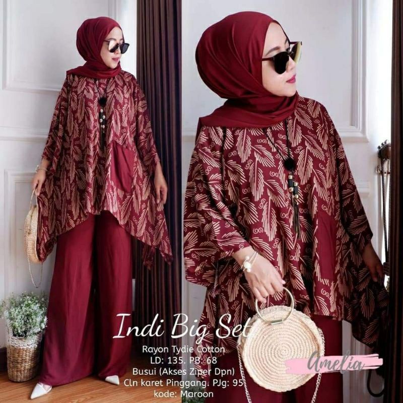 BEST SELLER SET WAKA INDI BIG JUMBO TERLARIS BY AMELIA