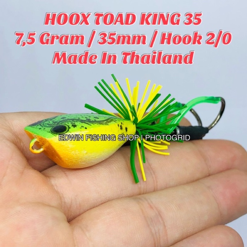 UMPAN GABUS HOOX TOAD KING 35 MADE IN THAILAND