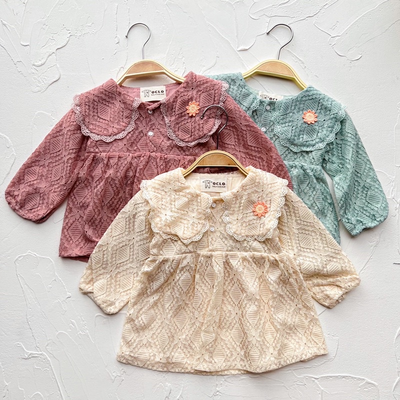 Gea Lace Blouse Anak