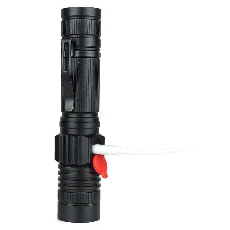 IDN TOOLS - Pocketman Senter LED Rechargeable XML T6 + COB 1200 Lumens - P2