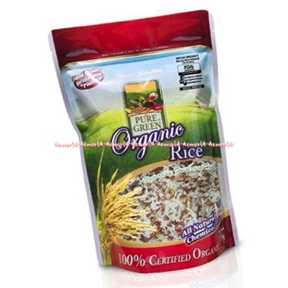 Pure Green Organik Rice 1kg Beras Kombinasi Beras Organik Mixed Rice 1 kg Puregreen Purgreen