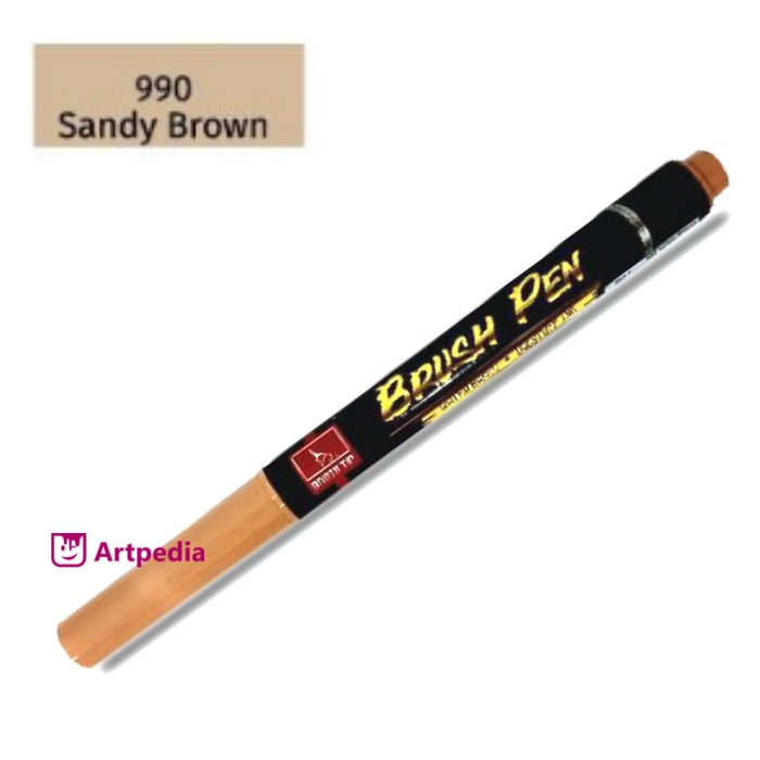 

kaligrafi-perlengkapan- snowman brush pen - sandy brown / brush pen snowman bm-1 -perlengkapan-