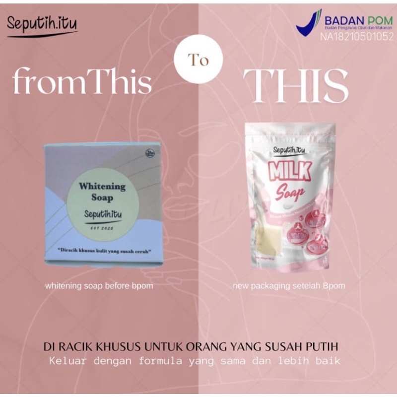 WHITENING SOAP BY SEPUTIH ITU // SABUN SEPUTIH.ITU ORIGINAL