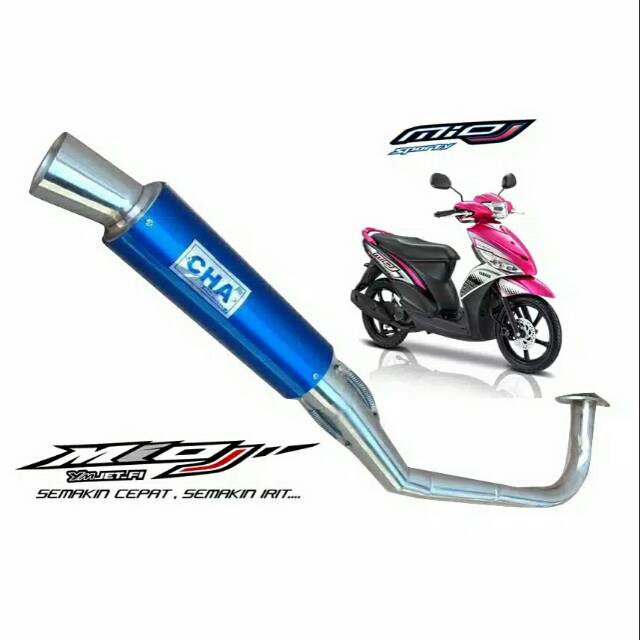 Knalpot Racing CHA Mio J Mio Sporty Beat FI