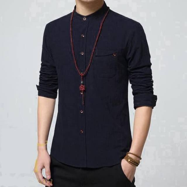 Koko Dude Baju Koko Lengan Panjang Grosir Tanah Abang Lebaran