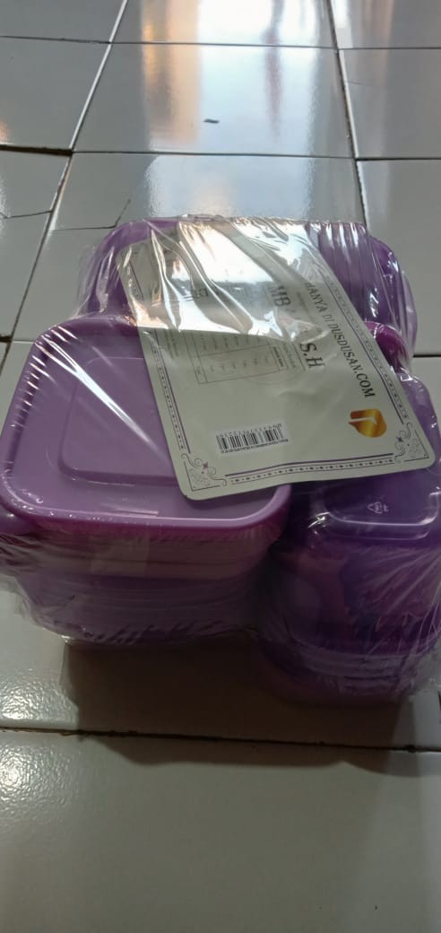 Container Wadah/toples Kulkas Bpa Free Microwave Save/bambang Sh /bambang Kopdar /smart Mom Set Of 4