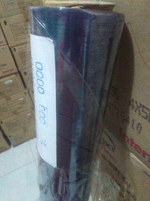 Plastik Mika Bening Tebal Roll / Plastik Sampul Buku / Taplak Meja / Plastik Rol Tebal 0,08