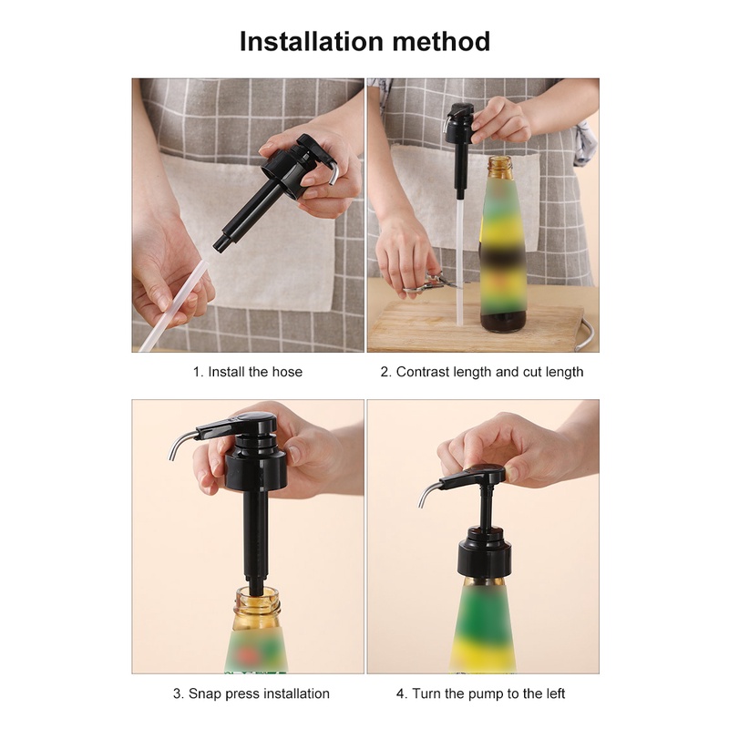Nozzle Botol Minyak Sirup Model Pompa Tekan Portabel Untuk Dapur