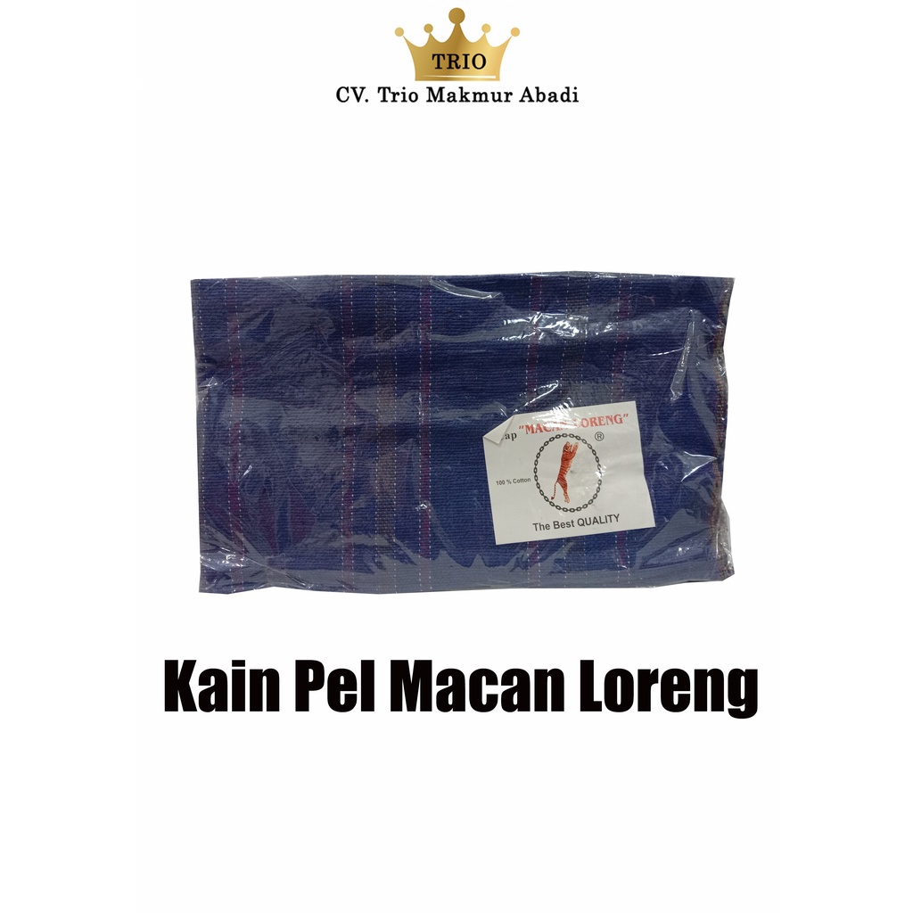 Kain pel cap macan loreng