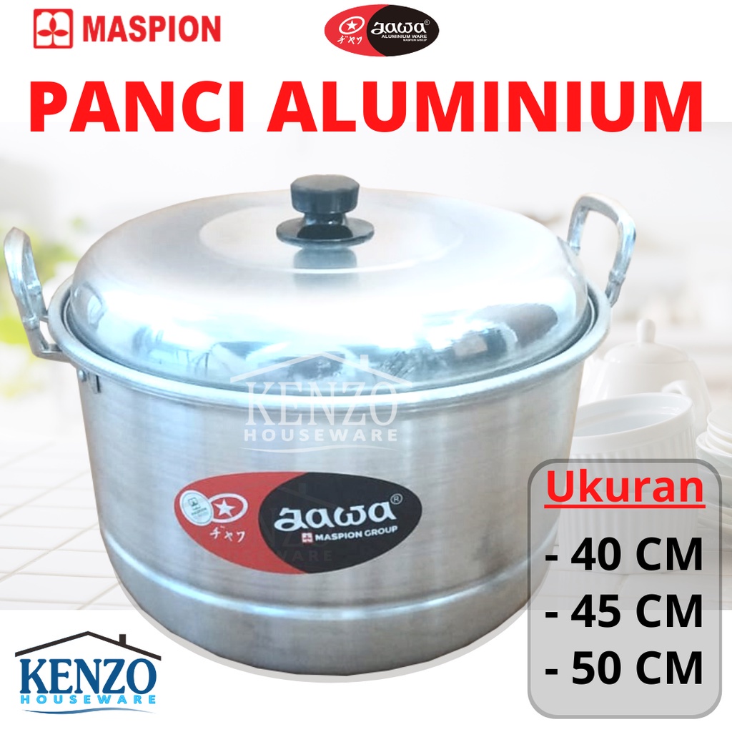 Panci Kukus Langseng 40 45 50 Cm Kukusan Dandang Alumunium Besar