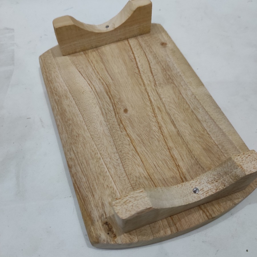 Talenan Cutting Board Kayu kecil berkaki bisa untuk foto makanan