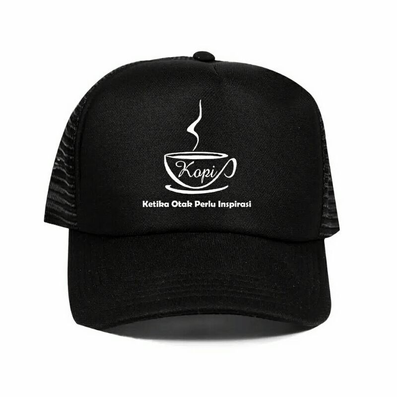 Topi pria trucker kopi inspirasi