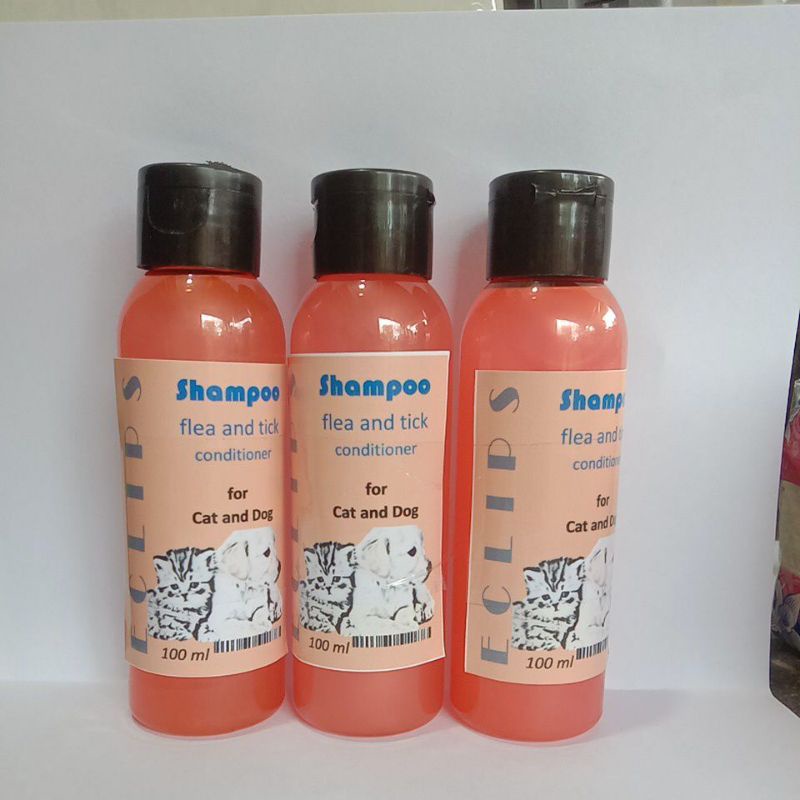 SHAMPO ECLIPS 100ml 3in1 FLEA &amp; TICK DAN CONDITIONER SHAMPO KUCING ANJING ECLIPS