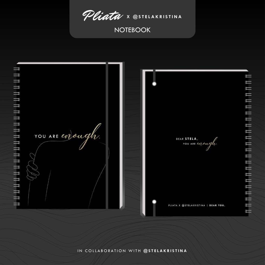 PLIATA NOTEBOOK SPIRAL - (PREMIUM DESIGN) Dear You - Softcover Doft Aesthetic Book