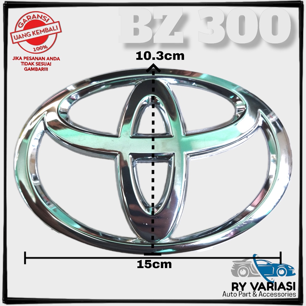 Emblem Logo Depan Pengganti CALYA original Logo Toyota Grand New Avanza