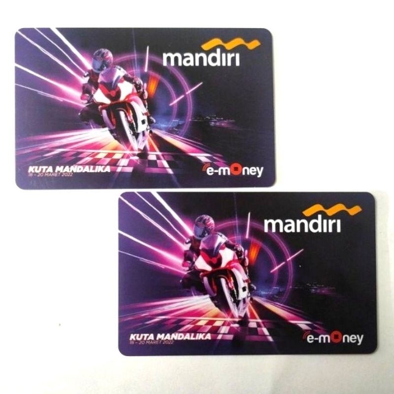 Mandiri eMONEY Seri KUTA MANDALIKA ORI /Like eTOLL Tapcash Flazz or Brizzi