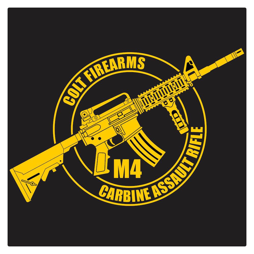 Colt M4 Carbine series 1 Cutting Sticker