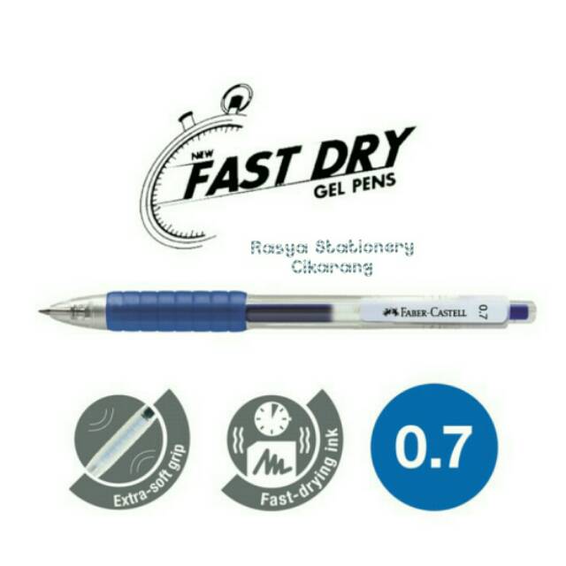 

Air Gell Ballpoint Faber - Castell 0.7 ( Blue )