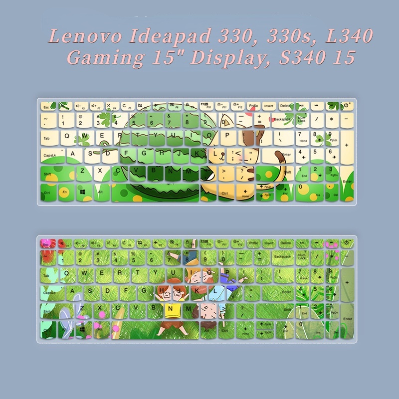 Film Pelindung Debu Motif Kartun Bunga Untuk Laptop Lenovo Ideapad 330 / 330s / L340 15inci S340