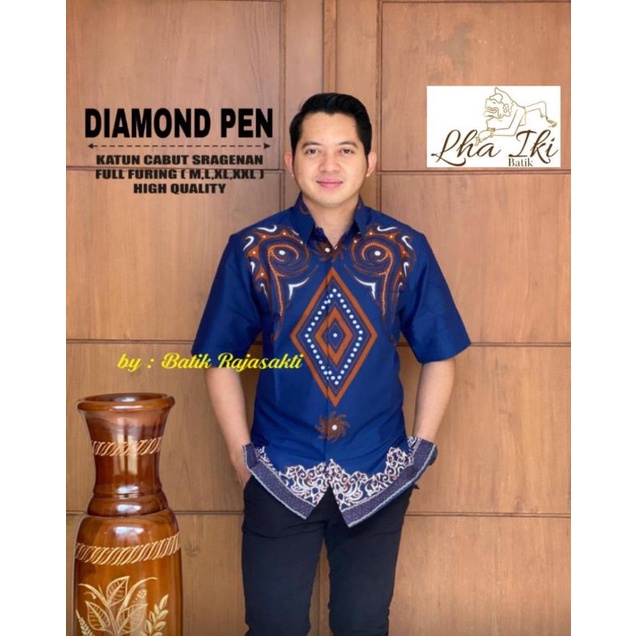 KEMEJA BATIK MOTIF DIAMOND