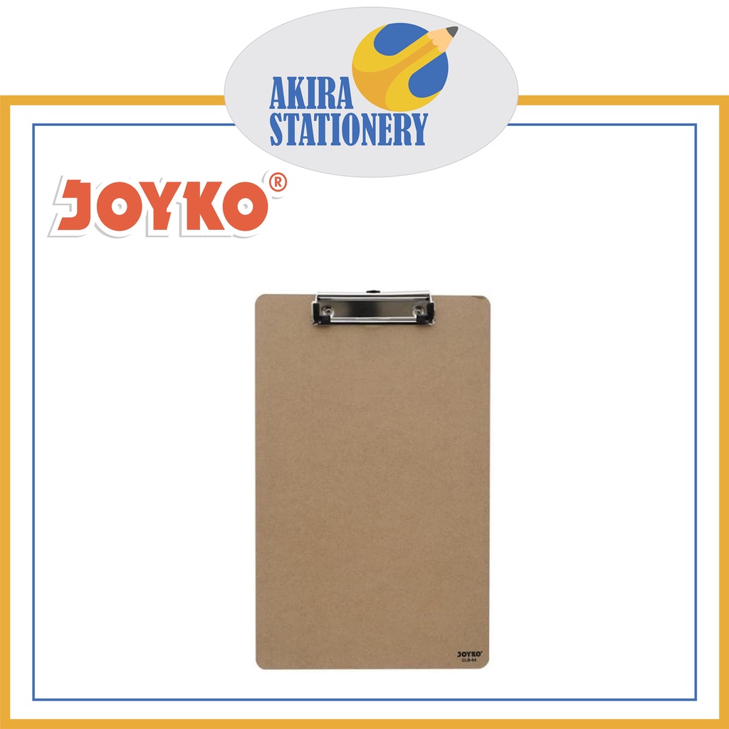 

Clipboard JOYKO CLB 65 Kayu Kecil / Papan Jalan ukuran Bill CLB-65 / Alas Tatakan Invoice - Tagihan ( PCS )