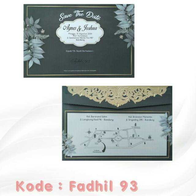 Blangko undangan pernikahan Fadhil 93