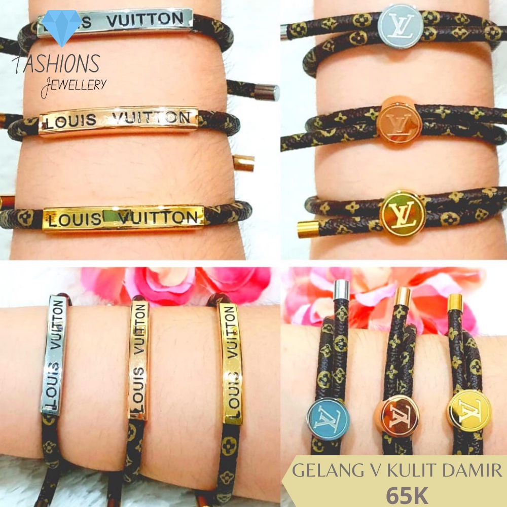 Gelang Titanium Kulit Damir v