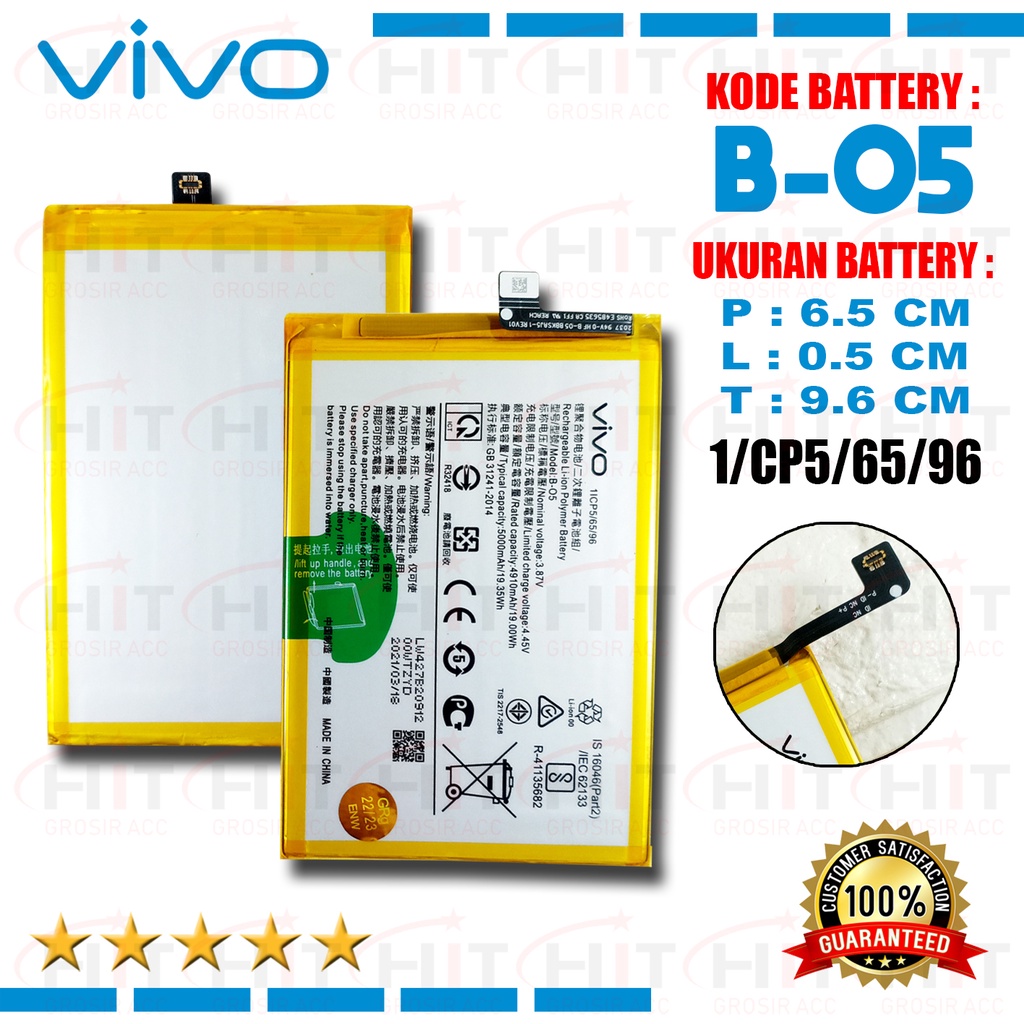 Battery Baterai B-O5 Vivo Y20S Y12S