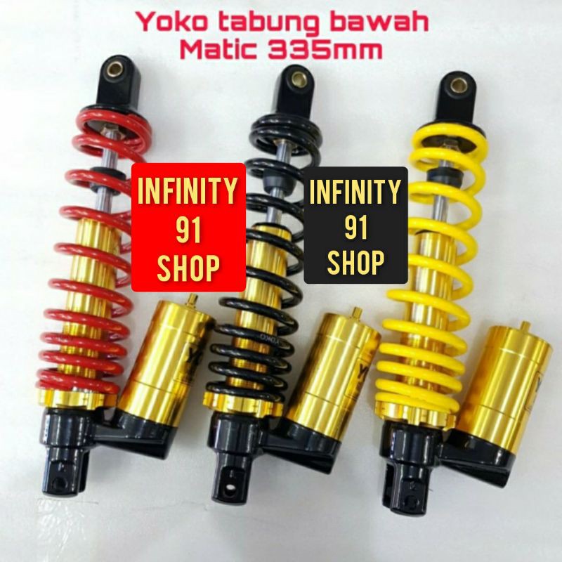 Shockbreaker Mio / Shockbreaker Beat f1 Shock Yoko Tabung Bawah 335MM
