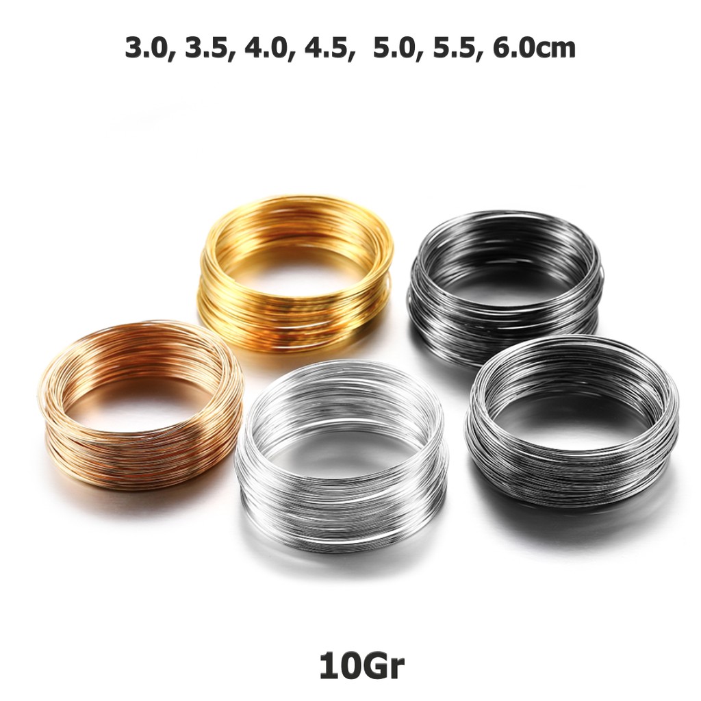 Kawat Lilit Gelang Uk 3.0-6.0cm Harga/10g