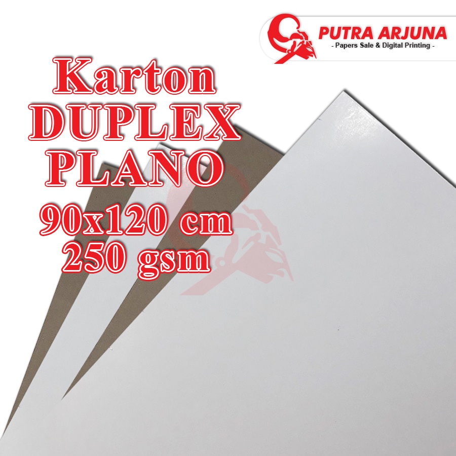 

KARTON DUPLEX / BOX KEMASAN 90x120cm PLANO