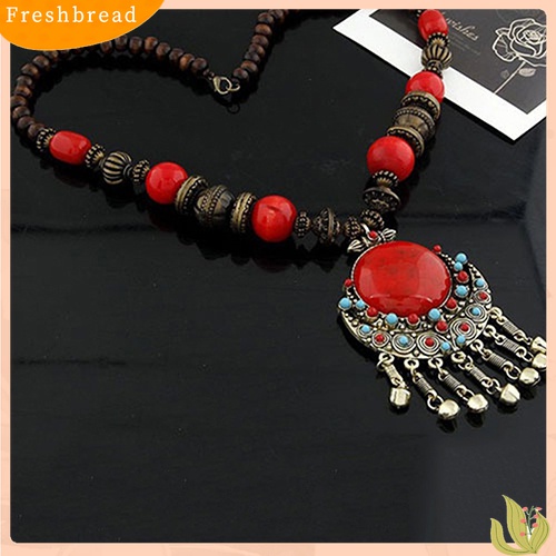 [TERLARIS]Women Vintage Bohemia Style Pendant Long Chain Sweater Necklace Jewelry Charm