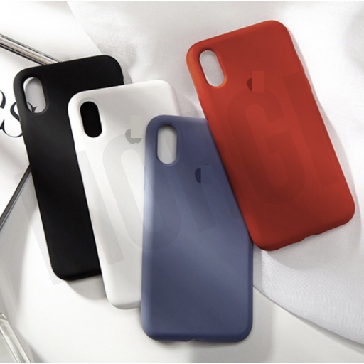 FULL COVER Soft Case iPhone Premium 11 12 Pro Max X XS 6 7 8 Original Logo Plus Liquid Silikon Polos Silicone