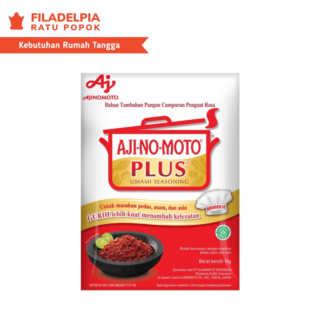

Ajinomoto Plus 1kg 1000gr Penyedap Rasa Plus / MSG murah Bandung