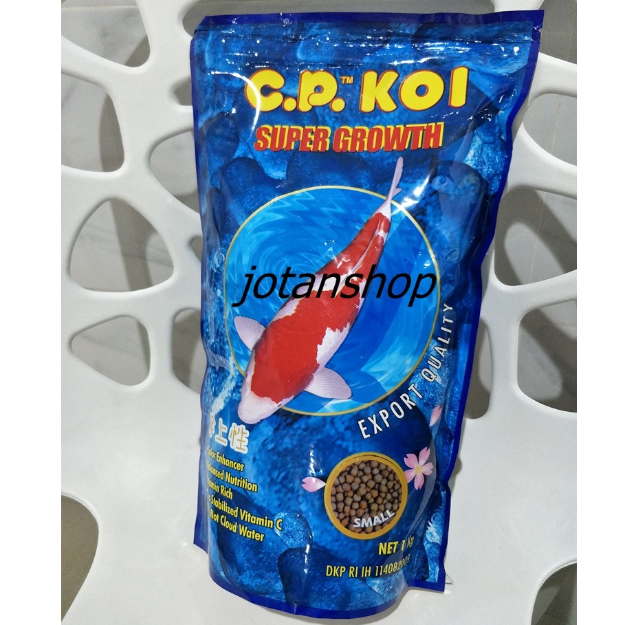 CP Koi Super Growth Small S 1Kg Makanan Pakan pelet Ikan fish food cpkoi