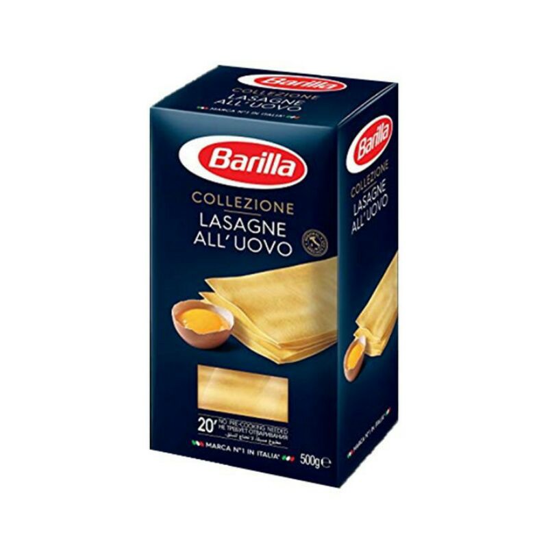 

BARILLA LASAGNE ALL'UOVO 500GR