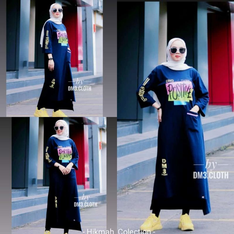 DM3 CLOTH SINCE ORIGINAL 20S GAMIS TUNIK KATUN TERBAIK/GAMIS TUNIK WANITA/GAMIS TUNIK KAOS/GAMIS MOT