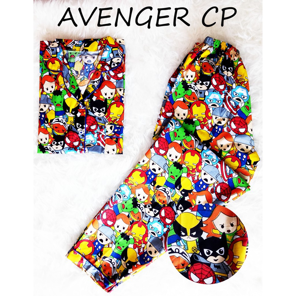 RISRUS FASHION CP AVENGER CELANA PANJANG BAJU TIDUR WANITA PIYAMA GROSIR TANAH ABANG